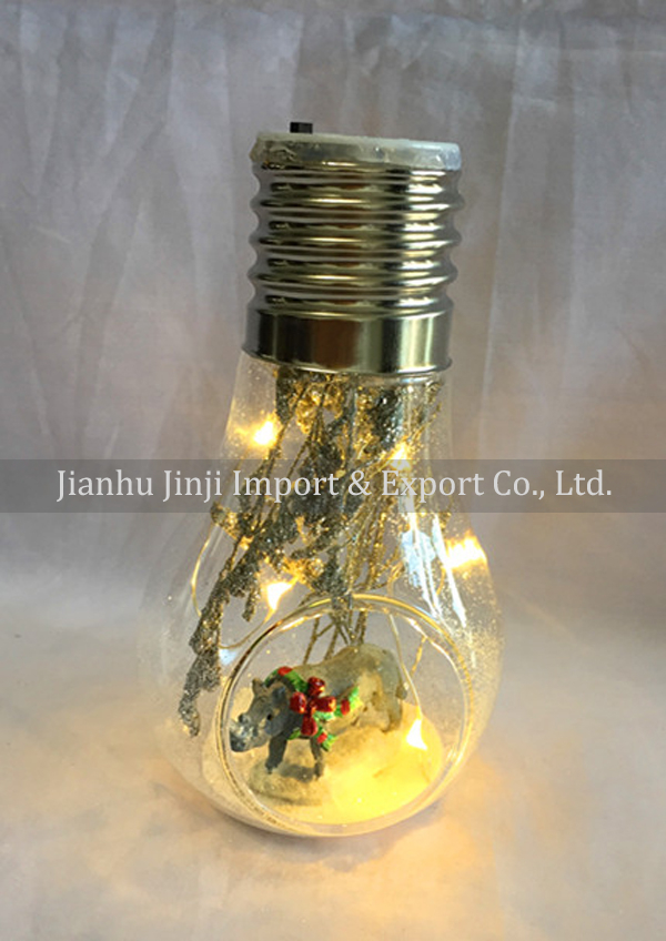 Christmas glass pendent