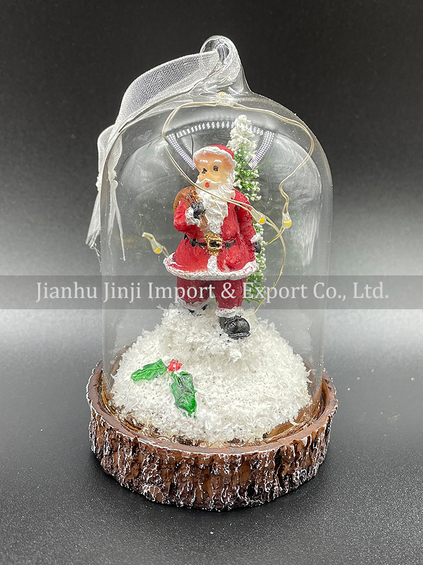 Christmas glass pendent