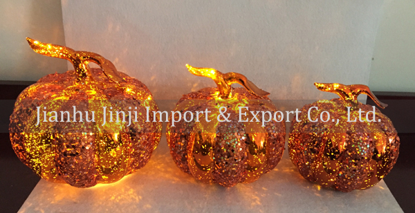 glass halloween ornament