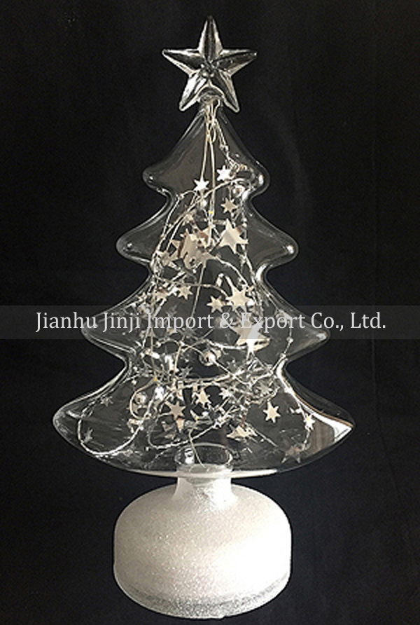 glass christmas tree 