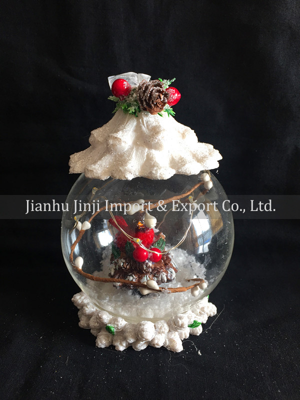 Christmas glass pendent