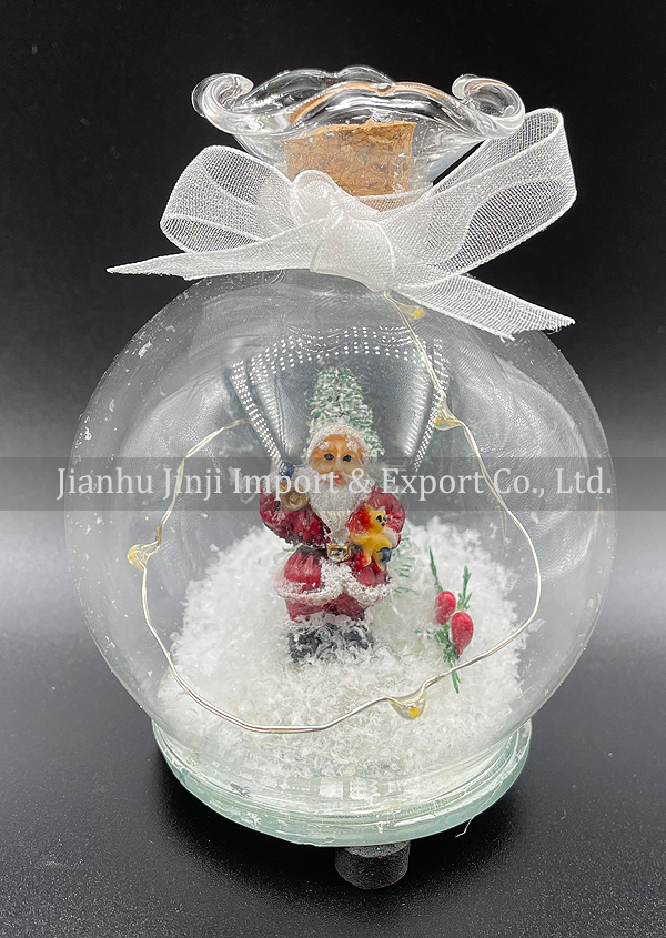 Christmas glass pendent