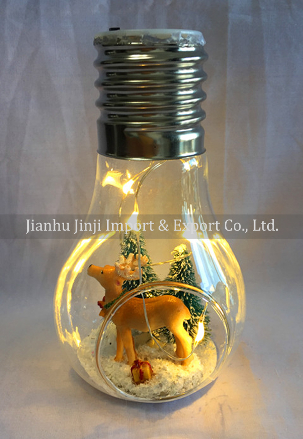 Christmas glass pendent