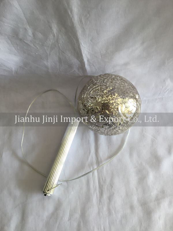 Glass ball with led light