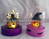 glass halloween ornament