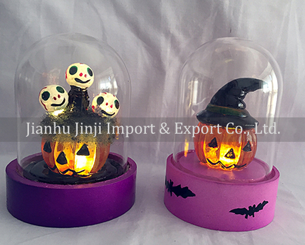 glass halloween ornament
