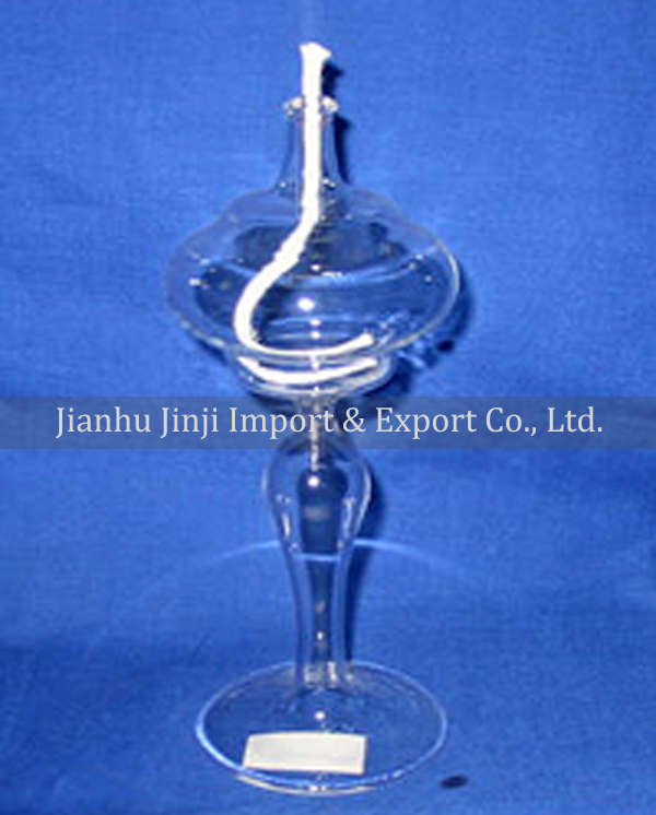 glass oil lamp