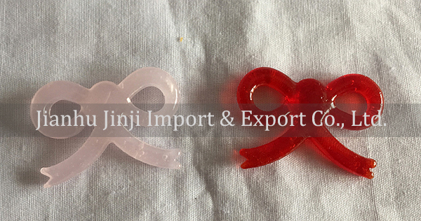 Glass heart and knob