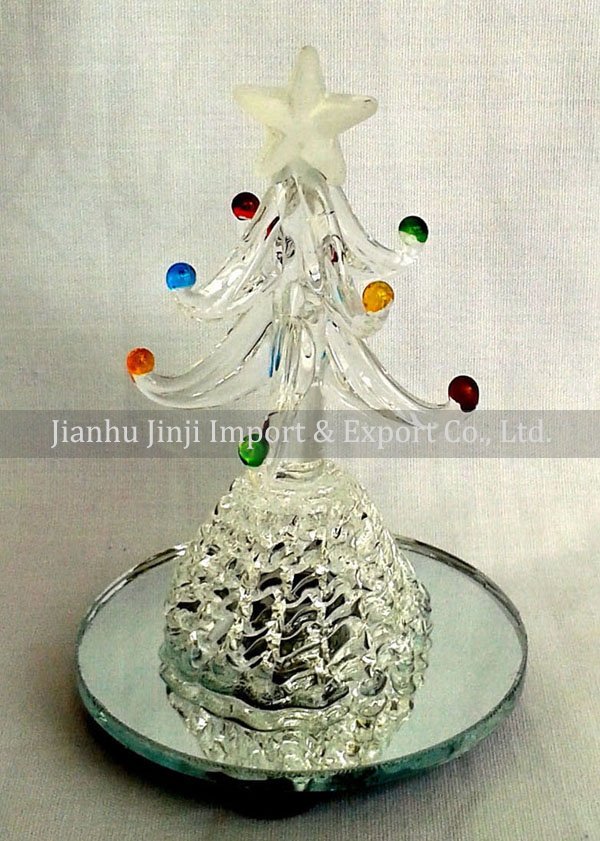 glass christmas tree 