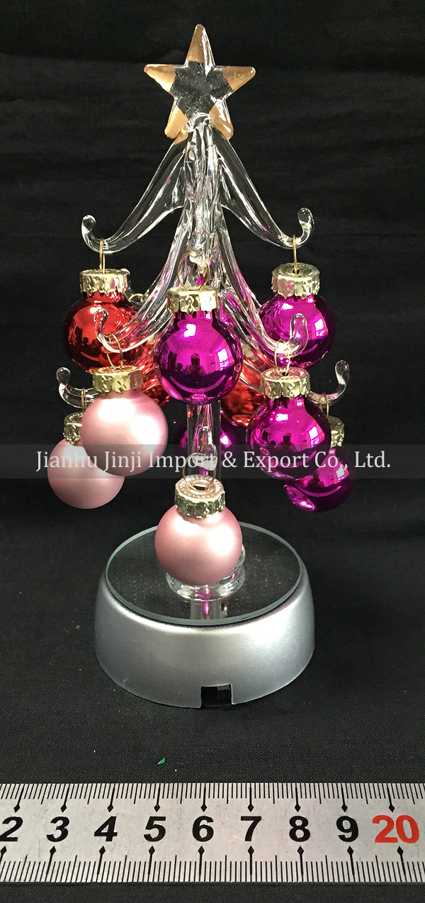 glass christmas tree 