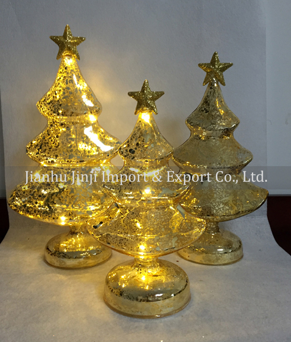 glass christmas tree 