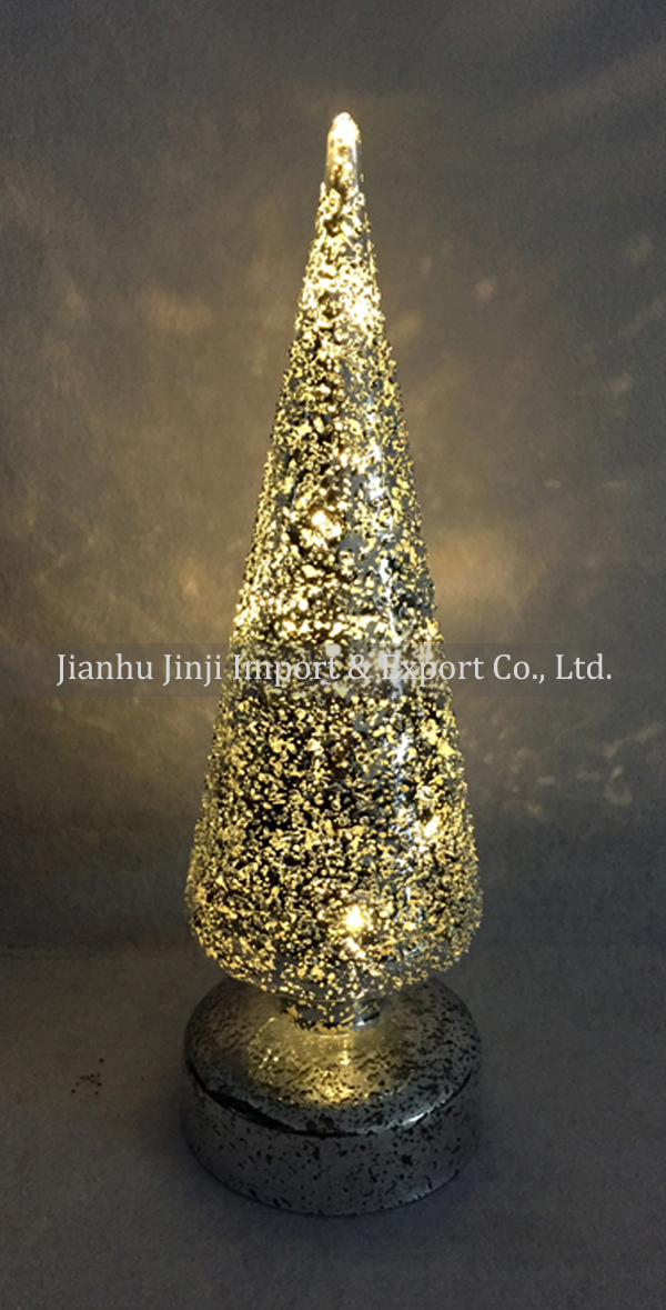 glass christmas tree 