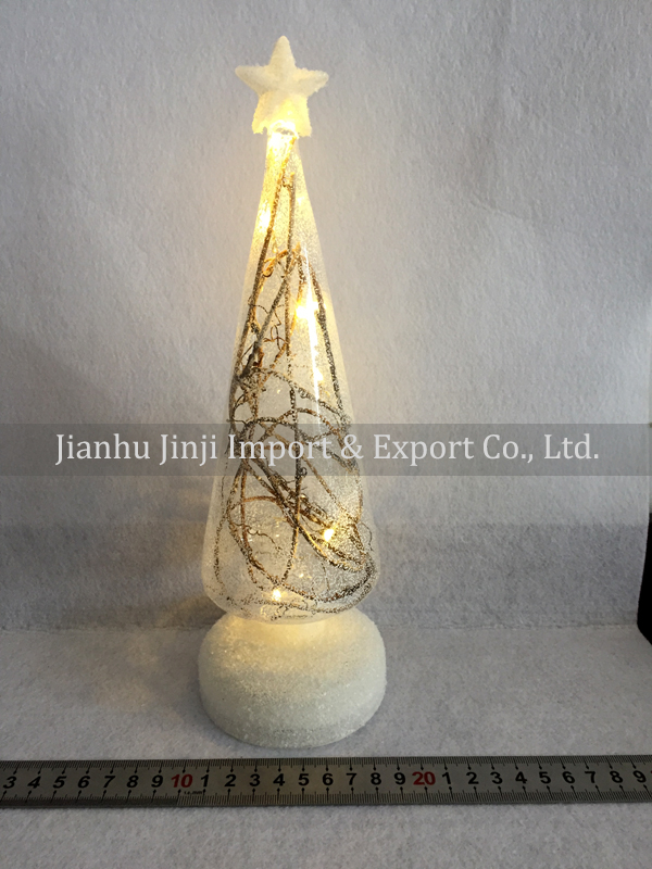 glass christmas tree 