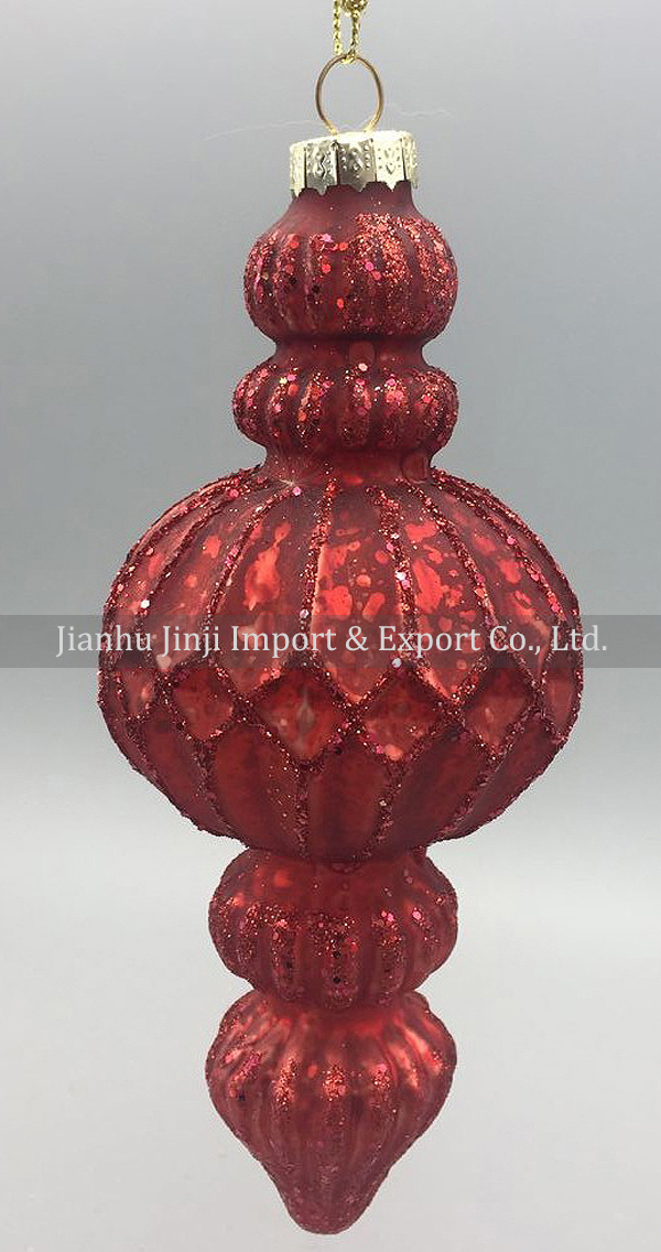 Christmas glass pendent