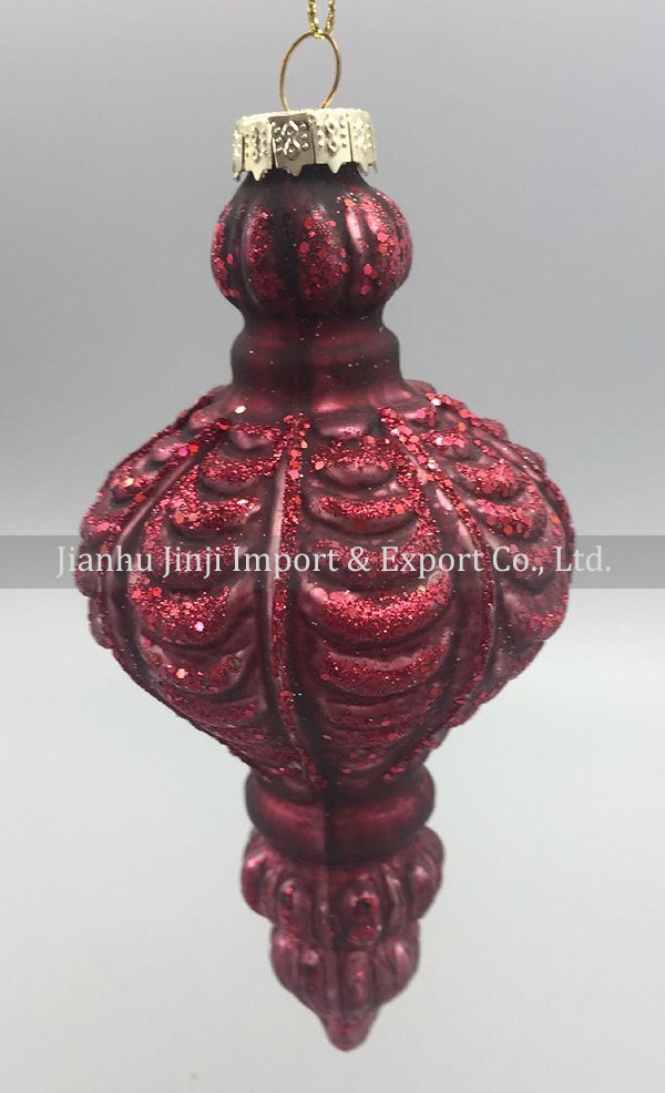 Christmas glass pendent