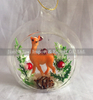 Christmas glass pendent