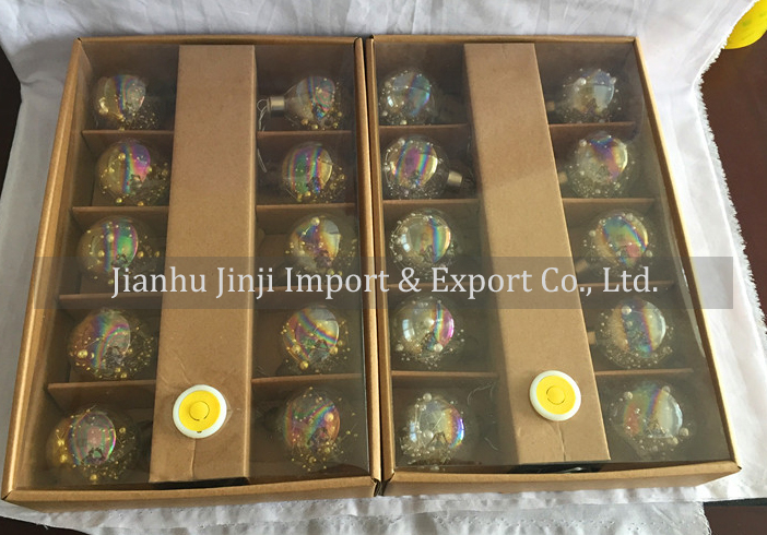 Glass string with led