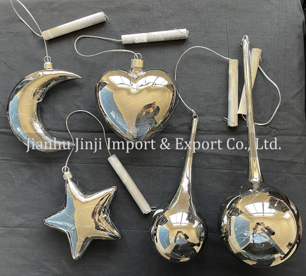 Glass decoration with led light