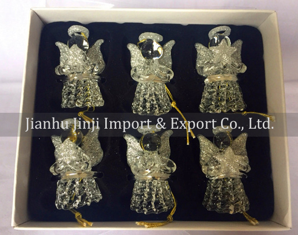 Christmas glass angel