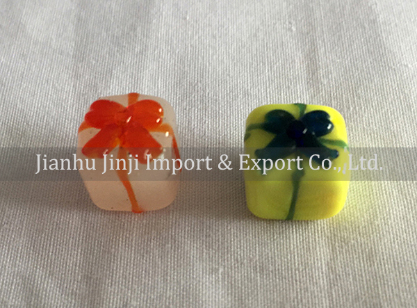 Glass christmas decoration