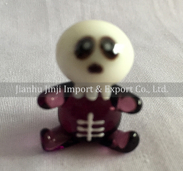 Glass halloween decoration