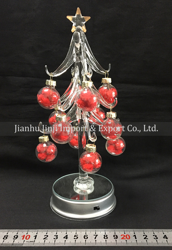 glass christmas tree 