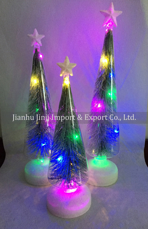 glass christmas tree 