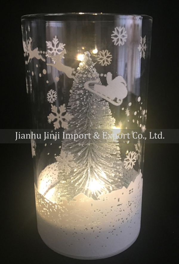 glass christmas tree 