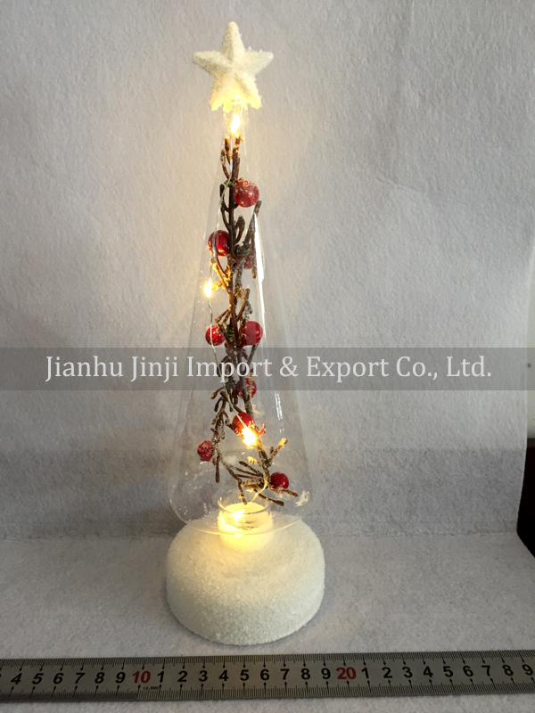 glass christmas tree 