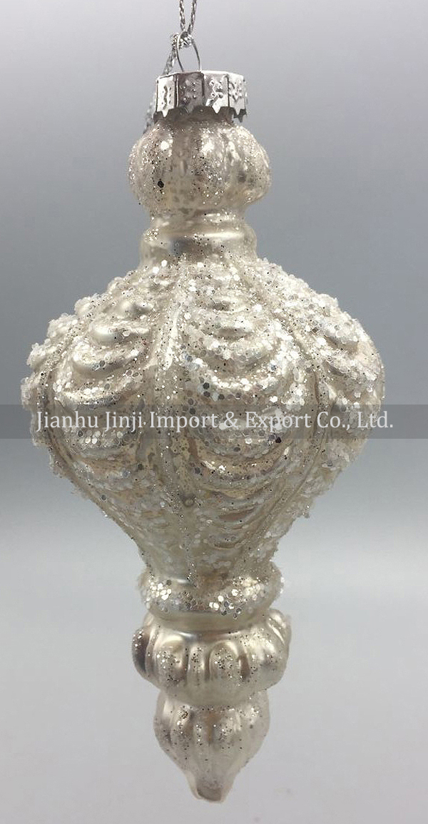 Christmas glass pendent