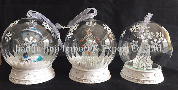 Christmas glass pendent