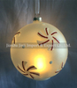 Glass ball with led light