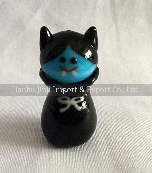 Glass halloween decoration