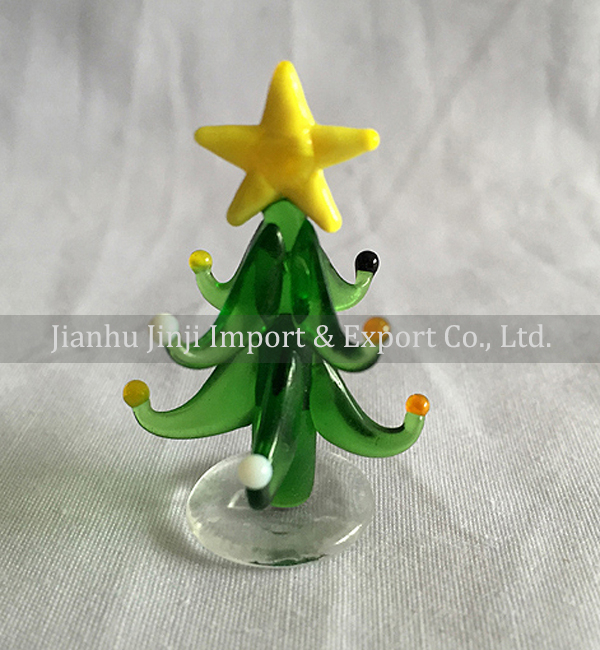 Glass christmas tree