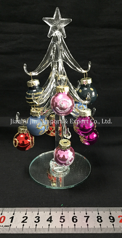 glass christmas tree 