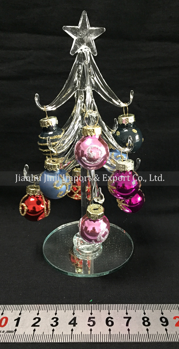 glass christmas tree 
