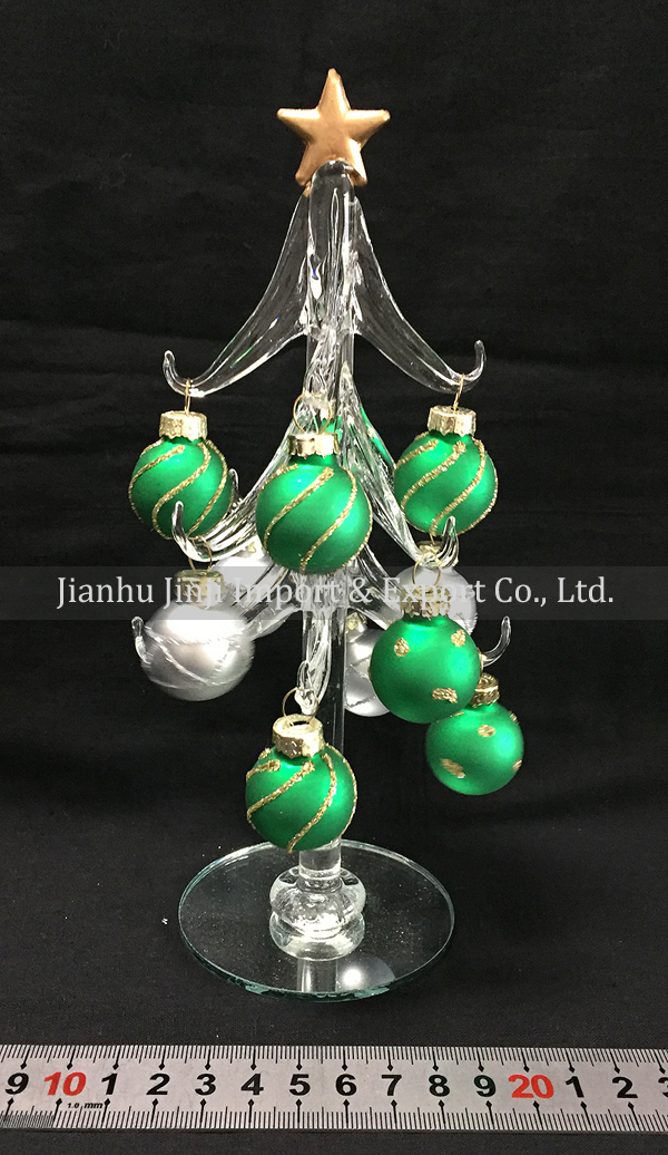 glass christmas tree 