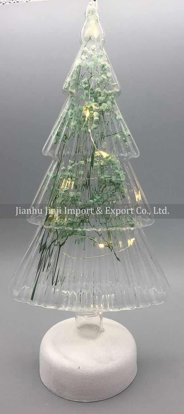glass christmas tree 