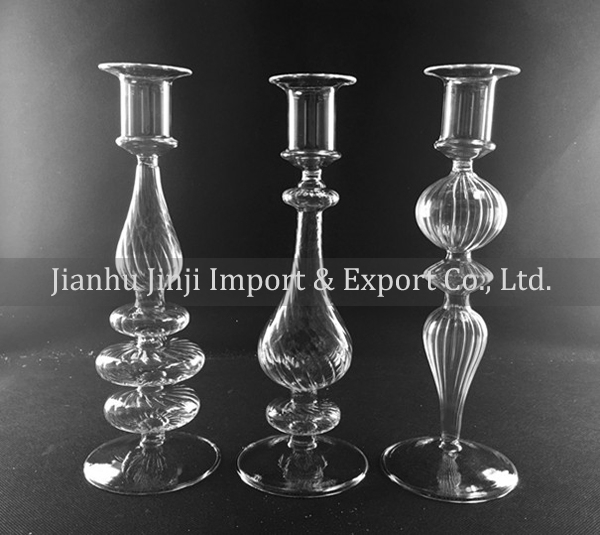 glass candle holder